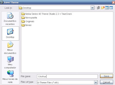 Tutorial: Criando temas manualmente para celulares nokia
