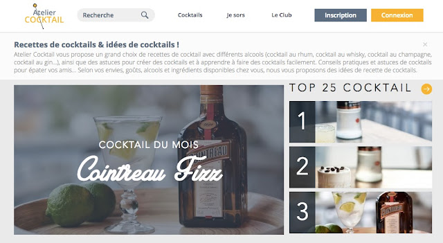 Une application pour apprendre à faire des cocktails - Atelier cocktail
