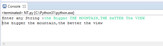 Lower Function User Defined Python - PROGRAMMING