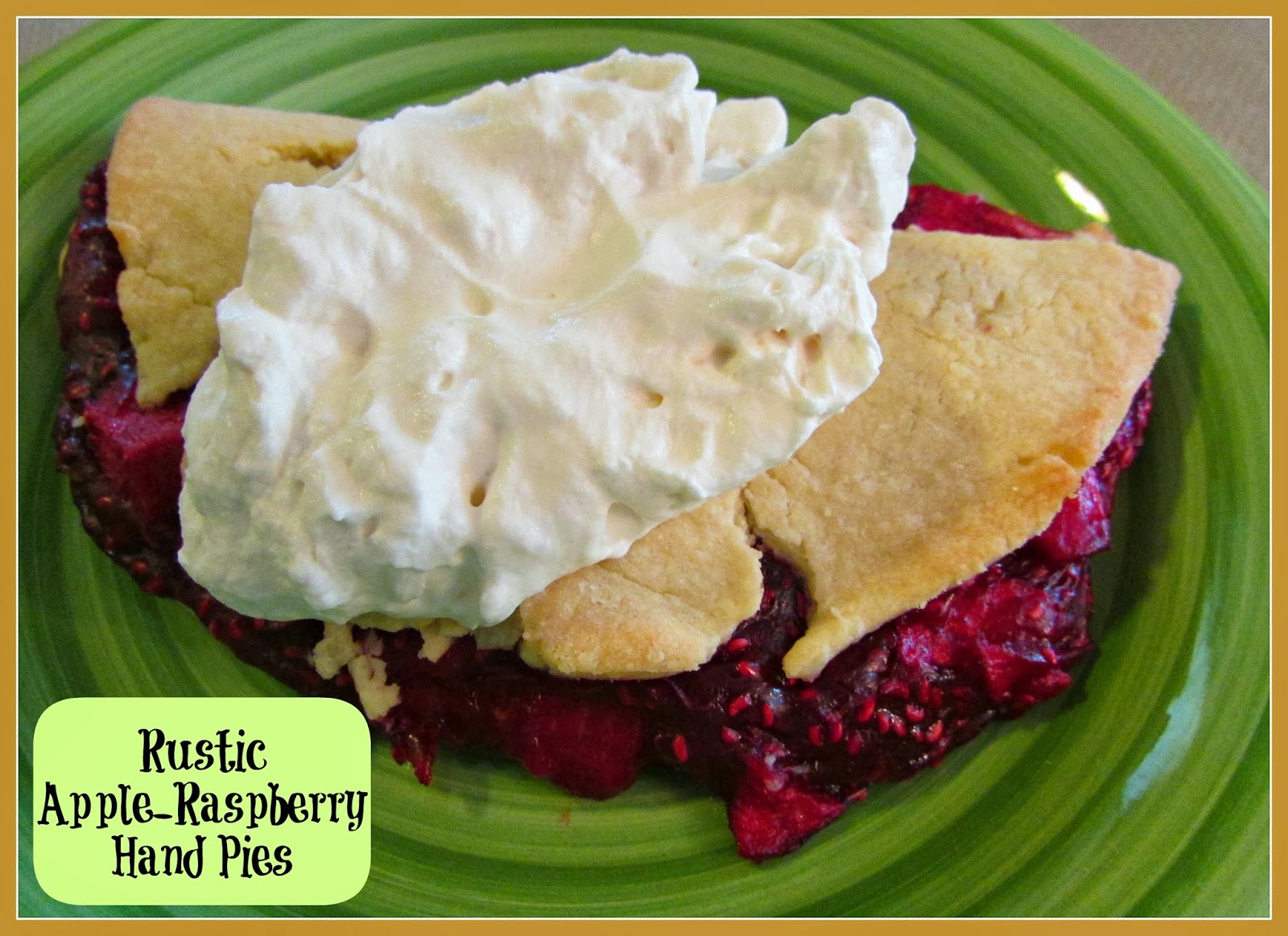 Rustic Mini Apple-Raspberry Hand Pies