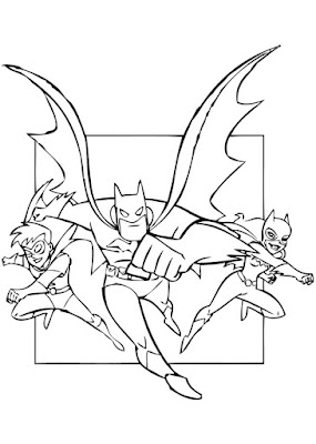 Desenhos de Batman para colorir