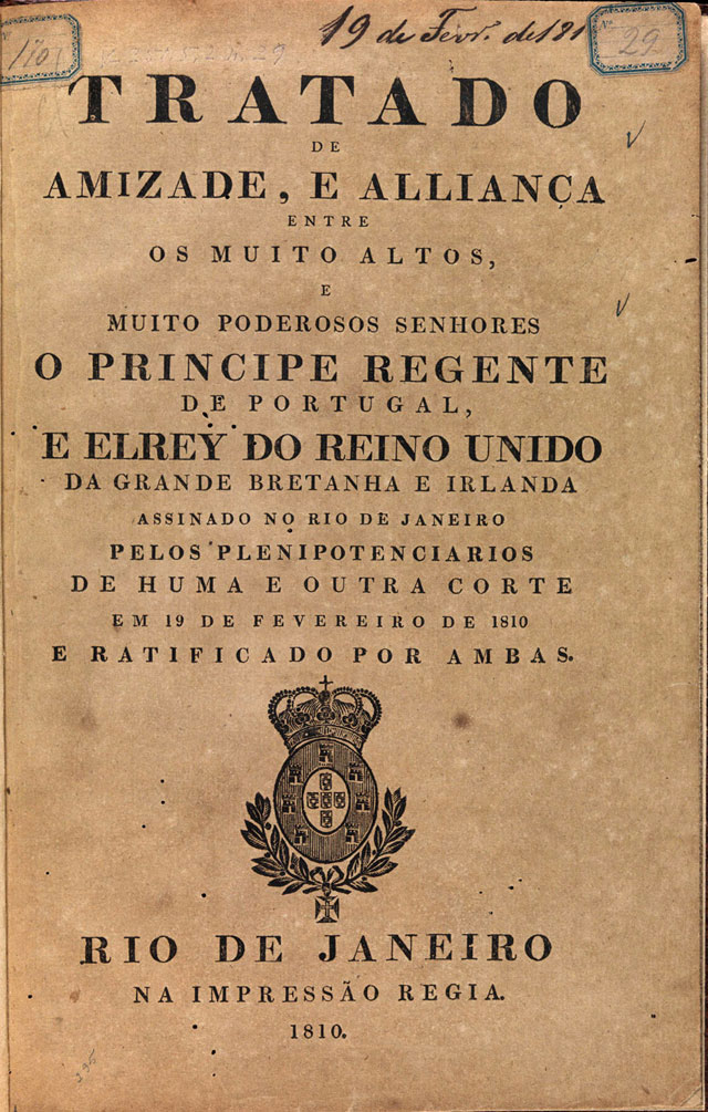 CULTURAMENTE falando... Idade Contemporânea (etapa fatos) Os Tratados de 1810