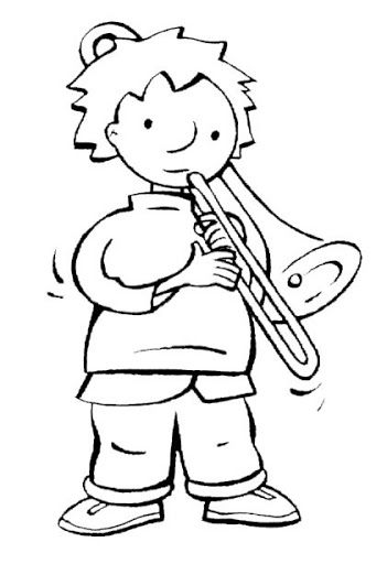 oboe coloring pages - photo #19
