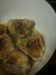 Tracy Cooks in Austin: Chicken with 40+2 Cloves of Garlic