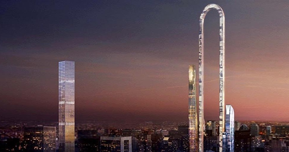 Civil Engineering Bent Tower for NYC World’s Longest Skyscraper