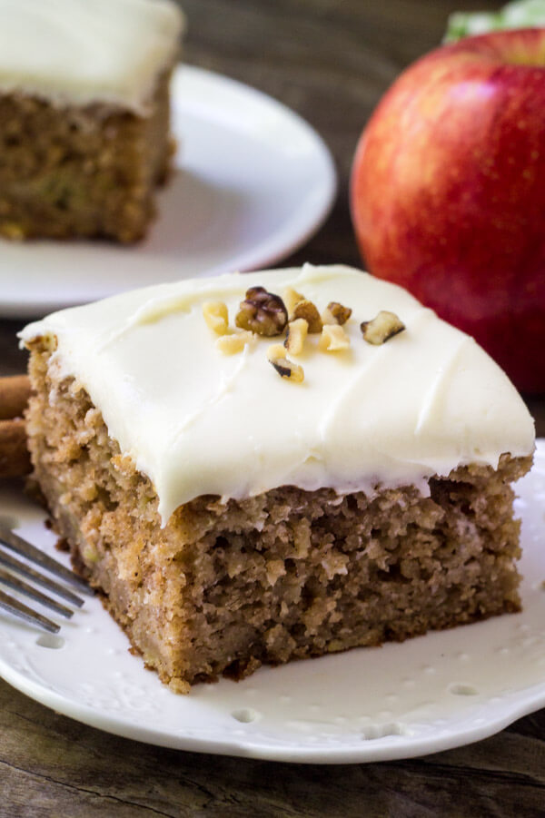 Apple Spice Cake with Cream Cheese Frosting Apple Spice Cake with Cream Cheese Frosting