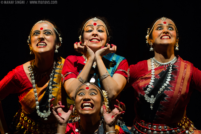 “Kaal Ratri Dhyan” Odissi Dance by Jaya Mehata, Swati Chattopadhyay, Aastha Gandhi and Raudri Singh.