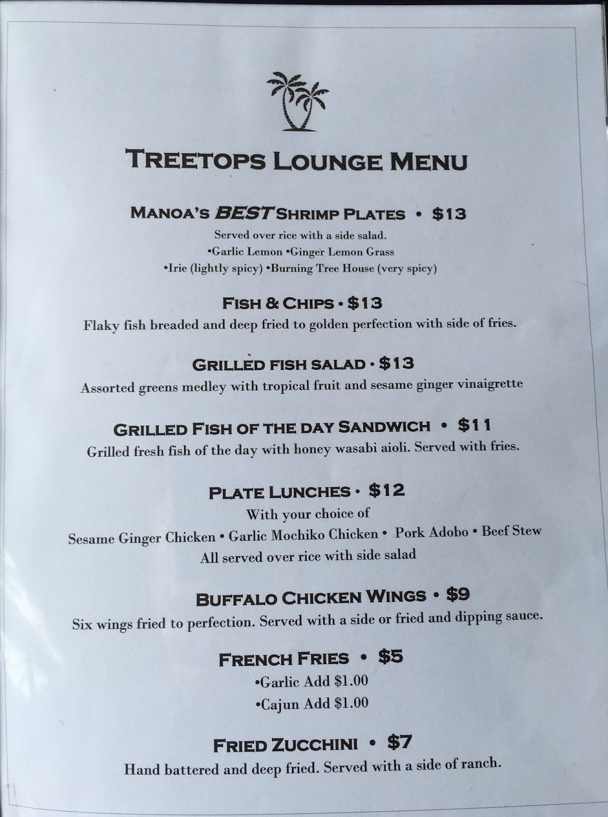 GREAT EATS HAWAII TREETOPS RESTAURANT