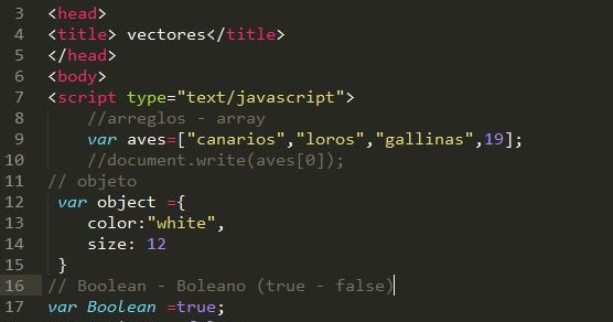 Vectores (JS)