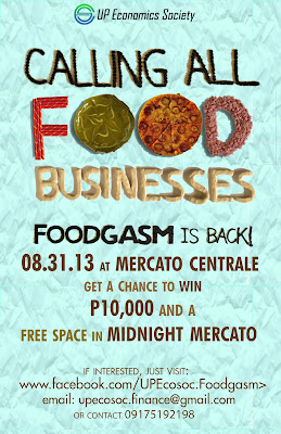 Call for Food Businesses - FOODGASM III