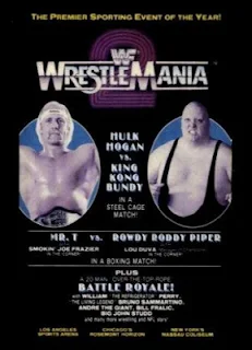 WWF / WWE WRESTLEMANIA 2 - EVENT POSTER