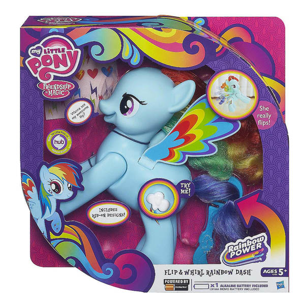 My Little Pony Flip 'n' Whirl Rainbow Dash Figures