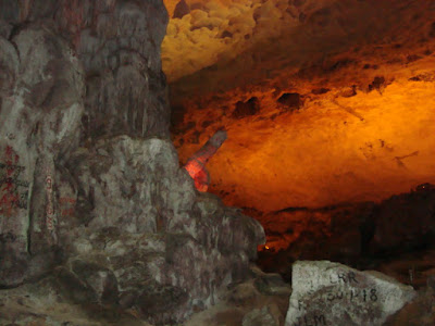 Cock in Hang Sung Sot Cave. Halong Bay. Vietnam