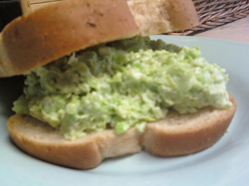 Whupsadaisy Creations Edamame Salad Sandwich