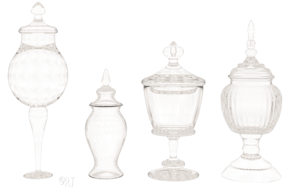 RJs Bits Bobs Props & Pieces Apothecary Jars and Mini Garden Jars