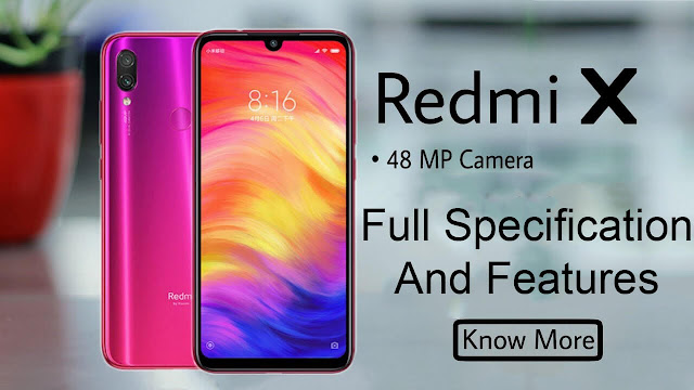 Xiaomi Redmi X - Price, Full Specifications & Features 2019 Buy Xiaomi Redmi X online at best price in India. Check full specification of Xiaomi Redmi X Mobiles with its features,Redmi, Realme, Poco, Redmi X, Redmi X launch, Redmi X May 14 launch, Realme X launch, Poco F2 India launch, Realme X vs Redmi, Expected price of Xiaomi Redmi X in India is Rs. 16,990. Find out Xiaomi Redmi X full Specifications and expected launch date. Compare Xiaomi Redmi X Prices on Various online Stores and ask questions, upcoming flagship is expected to sport a hole-punch display, a triple rear camera setup, and a 48-megapixel sensor."/> <meta name="keywords" content="redmi snapdragon 855 not redmi x lu weibing confirms redmi,redmi x,redmi x launch,snapdragon 855, Xiaomi Redmi X Price in India, Xiaomi Redmi X Launch Date, Specifications (2nd May 2019)
