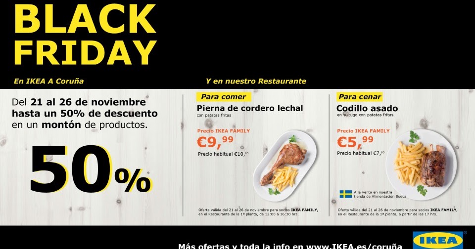 me gusta ahorrar Black Friday en IKEA