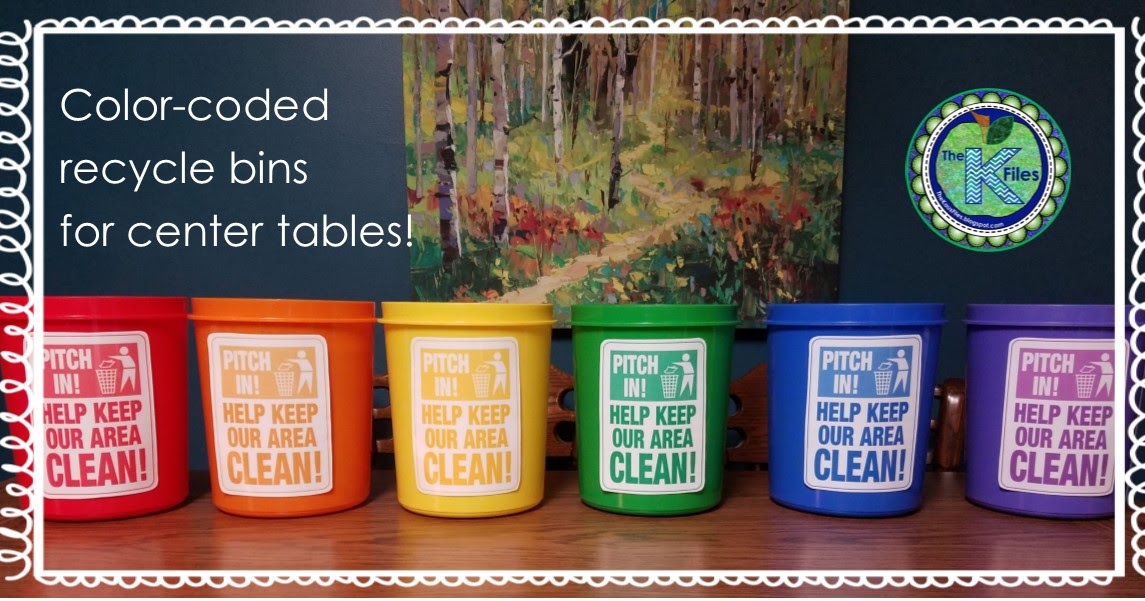 The K Files Table Top Recycle Bins