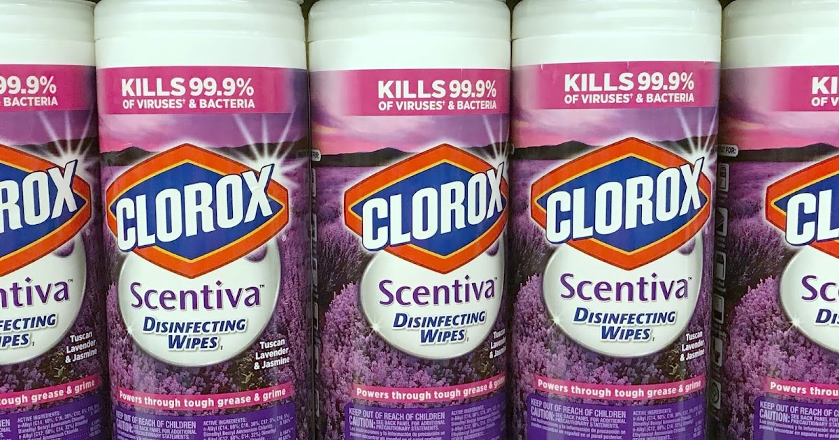 Dollar General Clorox Scentiva Disinfecting Wipes 1.65 (Save 1!)