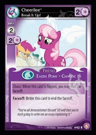 My Little Pony Cheerilee, Break It Up! Absolute Discord CCG Card