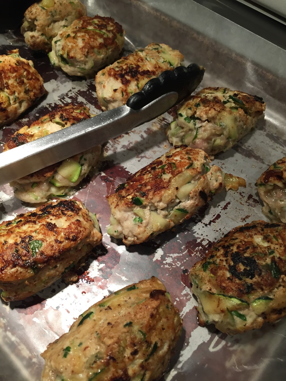 KnitOne,PearlOnion Turkey and Zucchini Burgers with Green Onion & Cumin