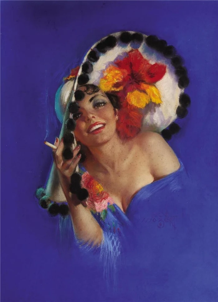 Zoë Mozert 1907-1993 American Pin-up illustrator