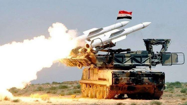 الدفاع السورية  تتصدى لعدوان الاحتلال الاسرائيلي في درعا