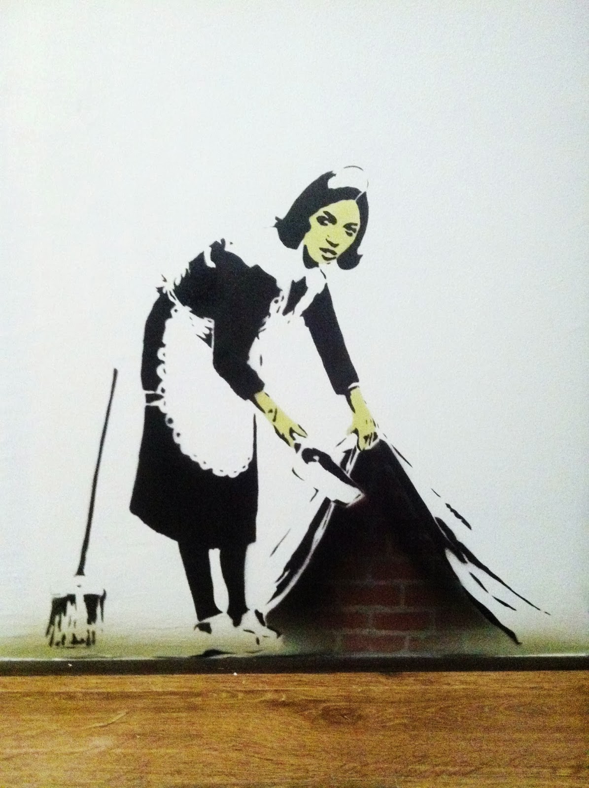 Бэнкси повесил картину в музее