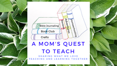 A Mom's Quest to Teach Logo and photo of Hosta