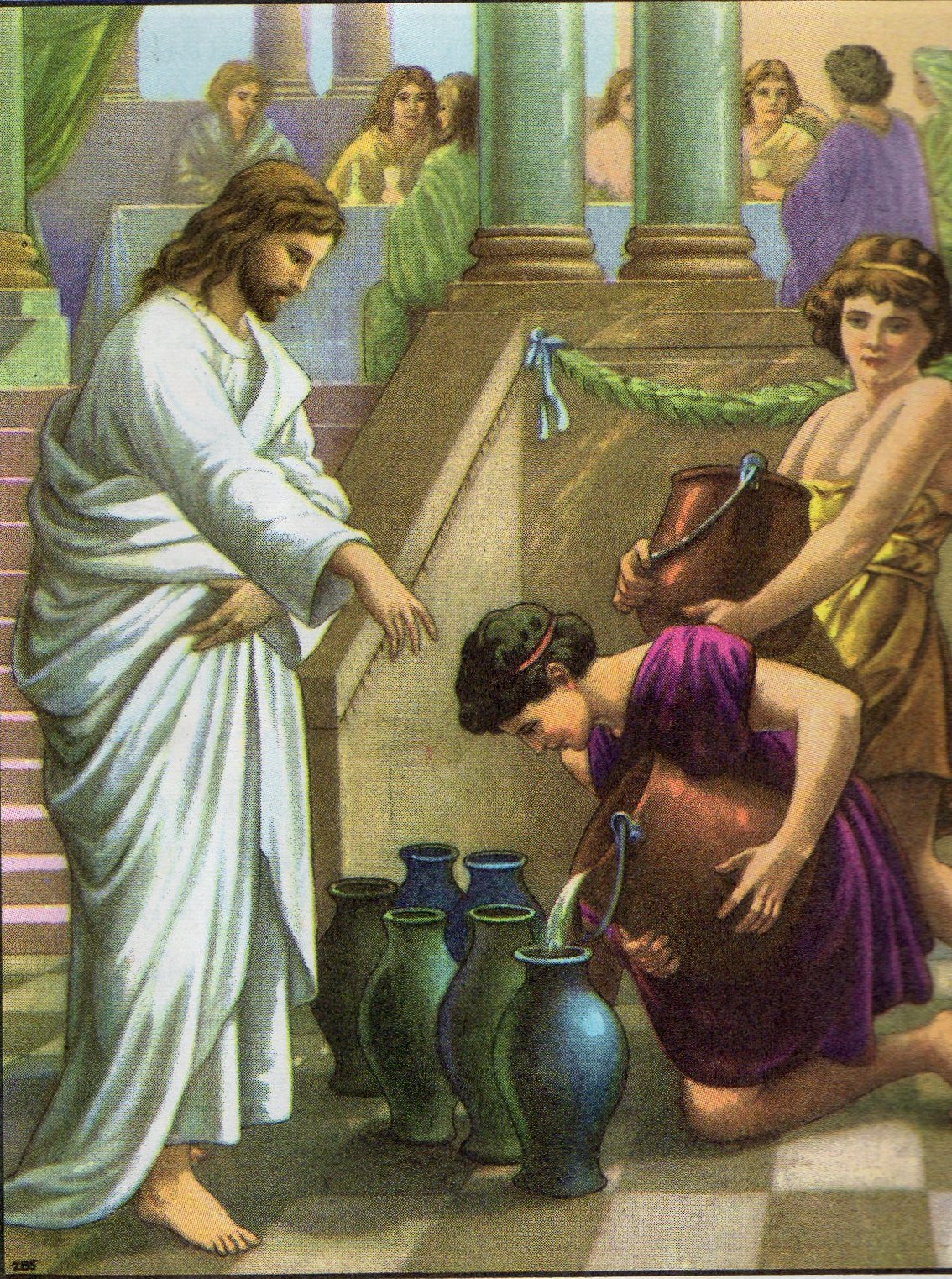 Jesus Christ and Christian Pictures Jesus Changes Water Into Wine in Pictures Picture Gallery