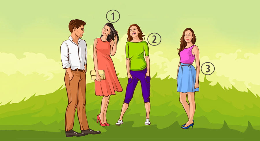 Test lógico: ¿Cuál de las mujeres les gusta al joven?