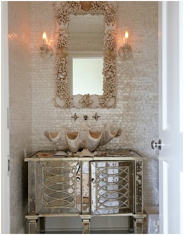 A Posh Place : The Powder Room: A Diamond In The Rough