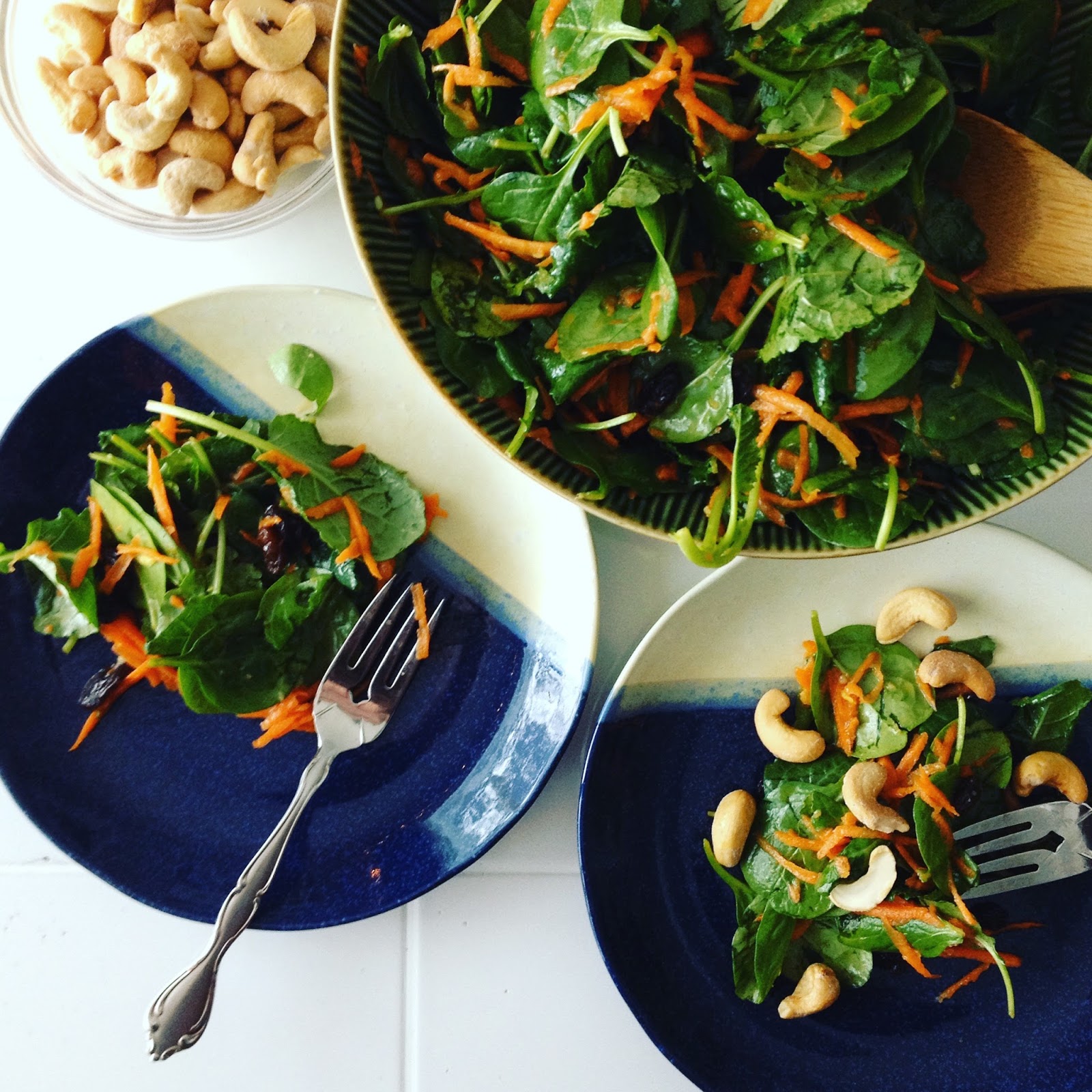 Hope For Healing Ginger Carrot Baby Greens Salad