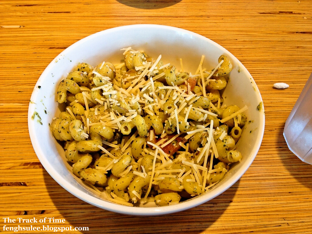 Noodles & Company Pesto Cavatappi The Track of Time