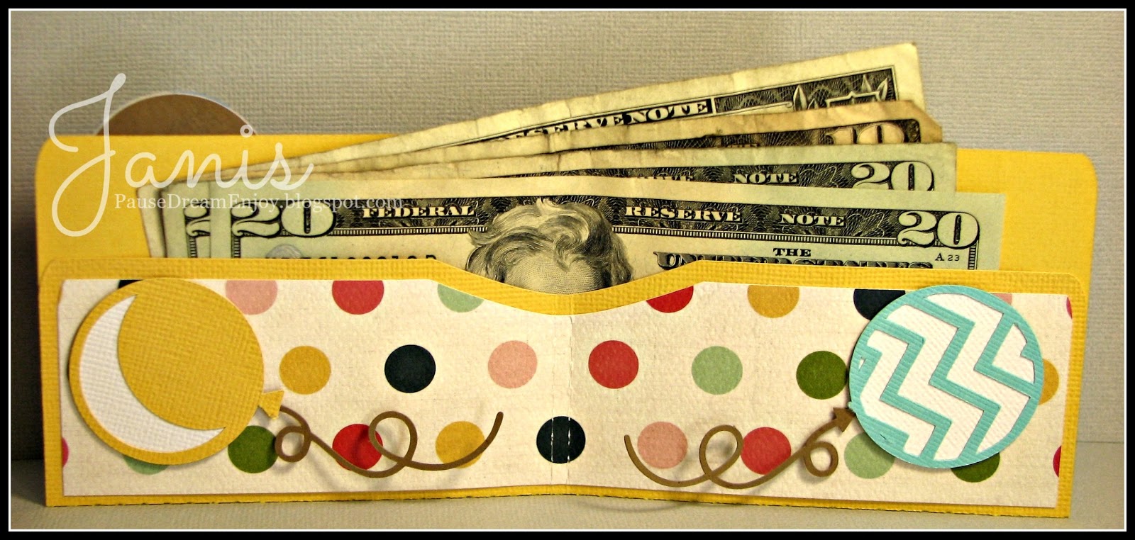 Pause Dream Enjoy Happy Birthday Wallet