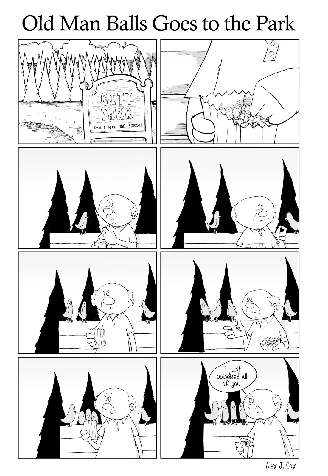 Loserville Comics: Old Man Balls Goes to the Park