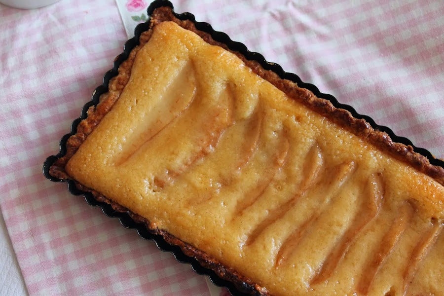 Tarta de pera