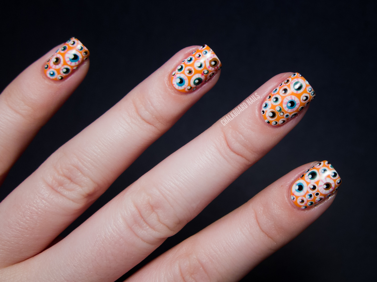 2. "Halloween Nail Art: Eyeball Nails" - wide 9