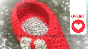 Aprender a tejer patucos crochet / Tutorial para zurdas