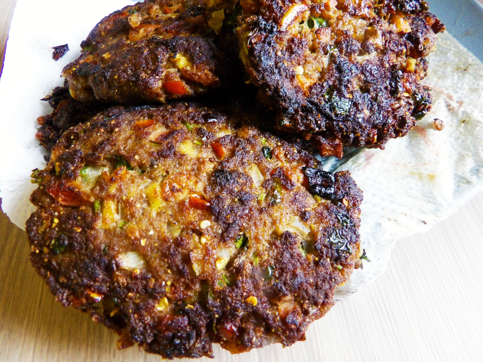 Peshawari Chapli Kabab Pakistani Recipe Hungry for Goodies