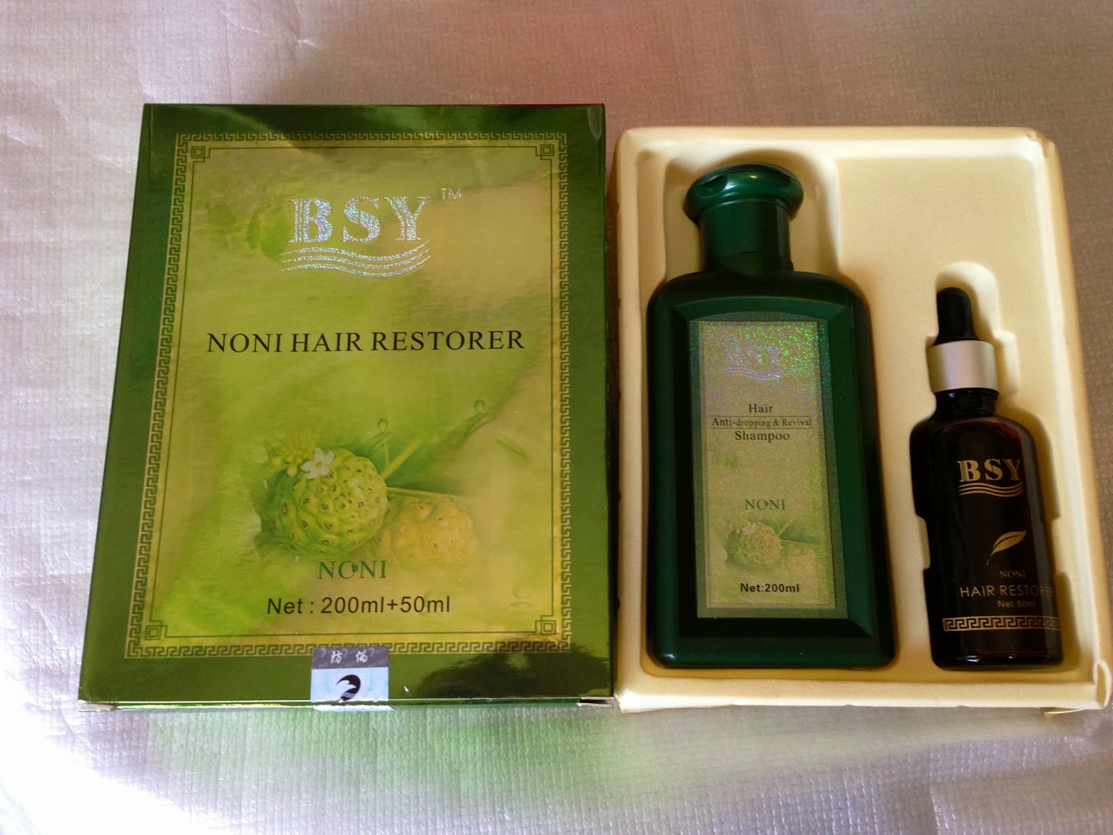 BSY PRODUCTS Noni Hair Restorer and Hair Shampoo