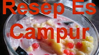 Resep Es Buah Segar Campur Susu 