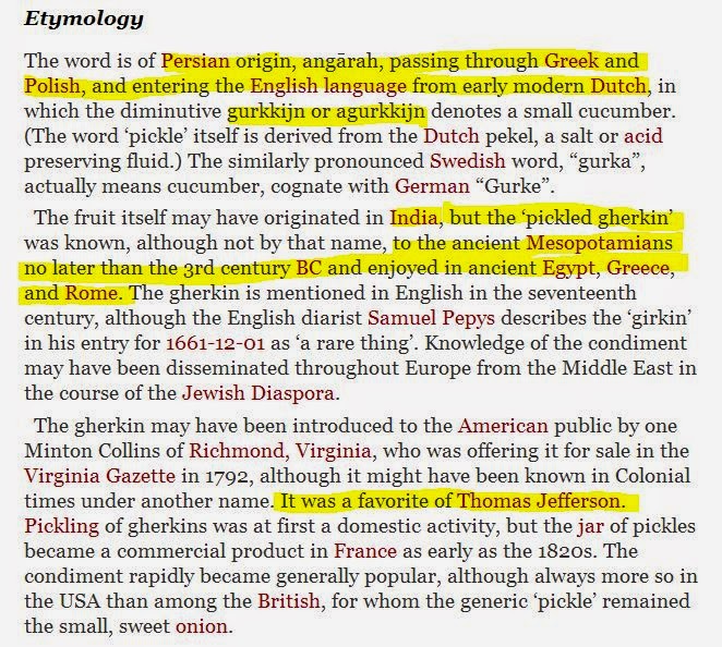 MARIETTE'S BACK TO BASICS {Cucumbers & Gherkins Explained to You}