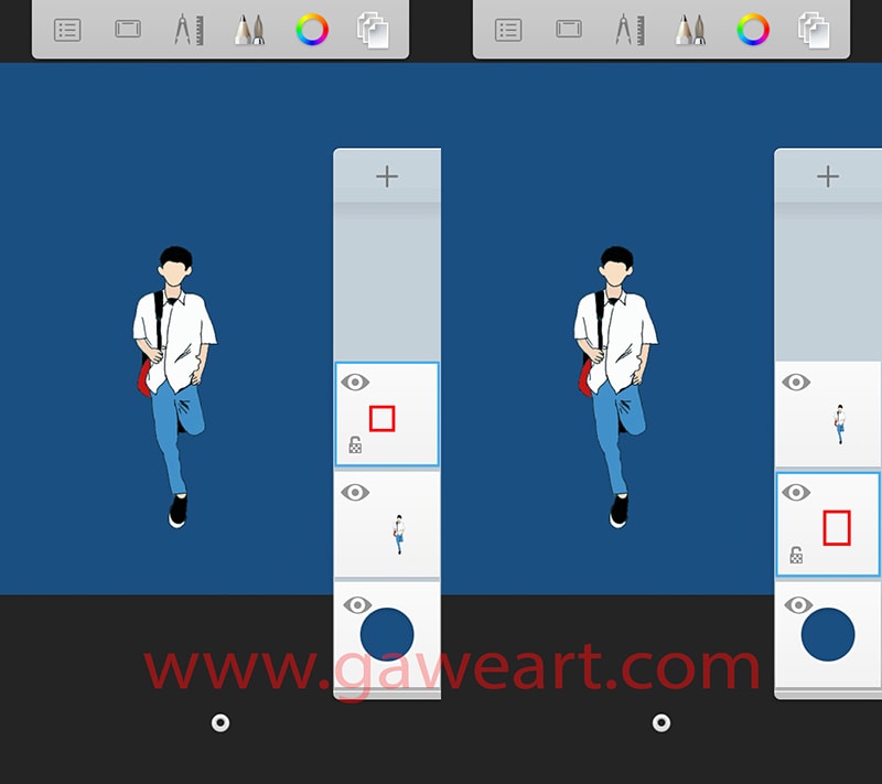 Tutorial Membuat Long Shadow dengan Sketchbook