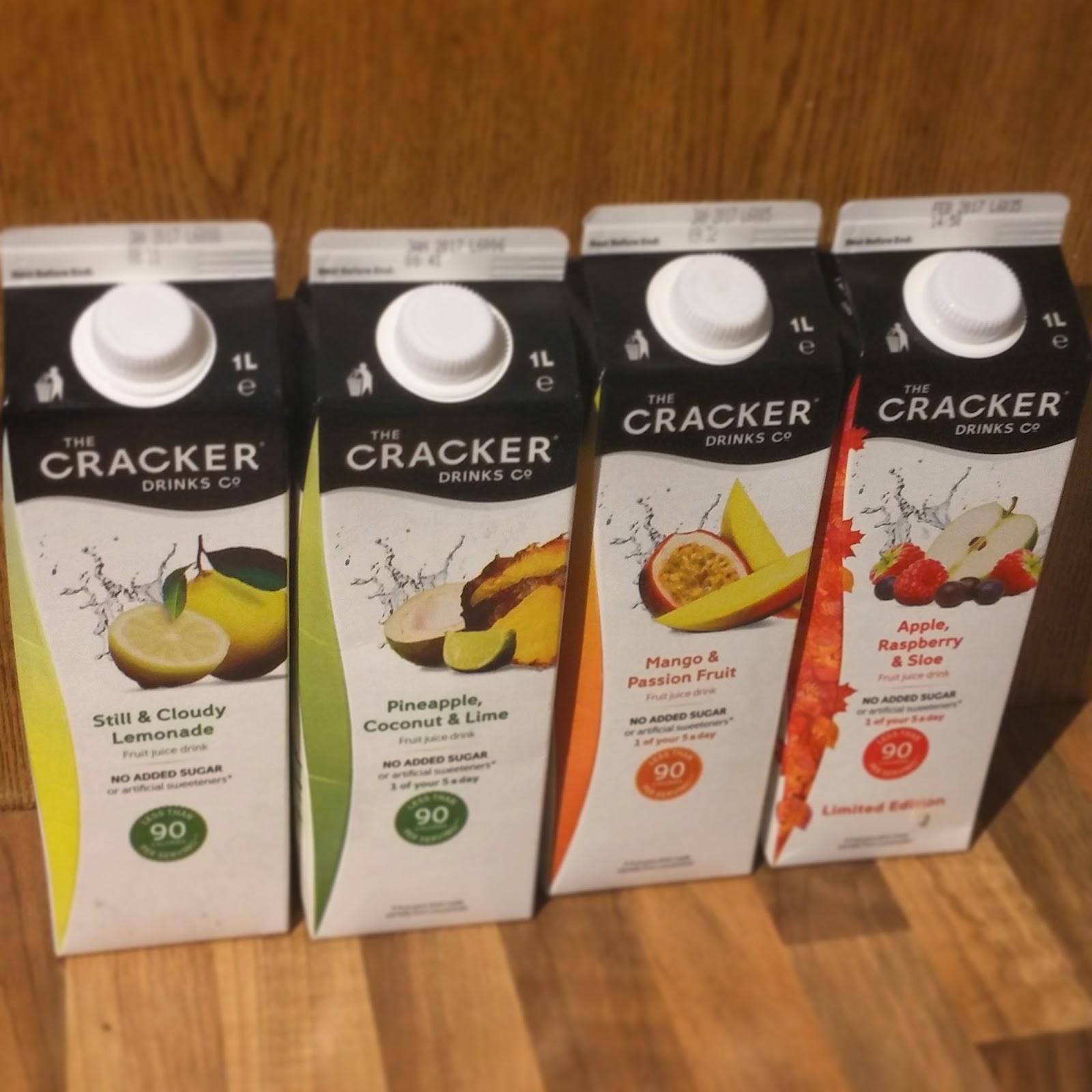 Cracker Drinks Co. Low Calorie Fruit Juice & Cocktails Sugar Pink Food