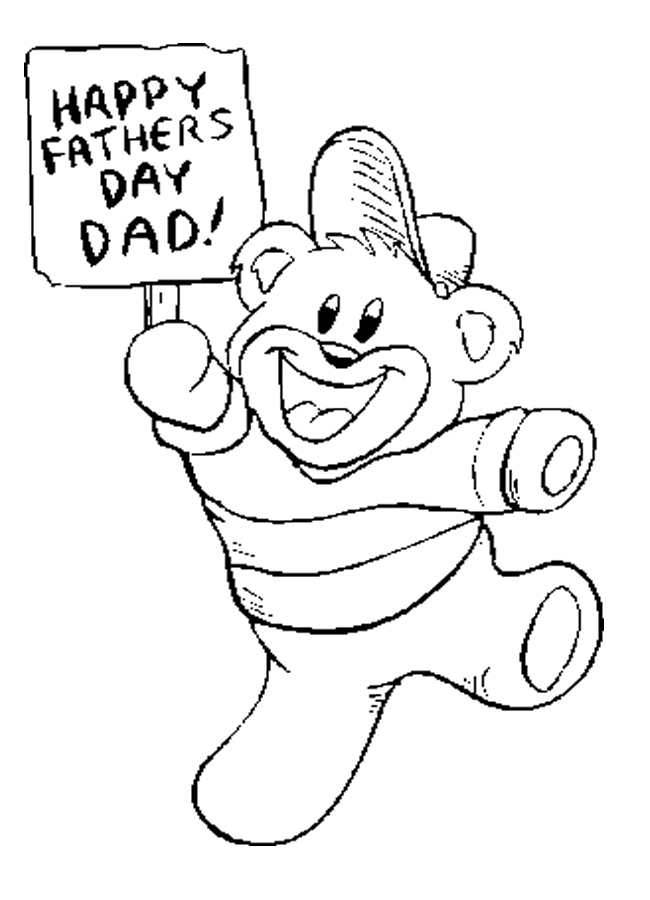 dads day coloring pages - photo #26