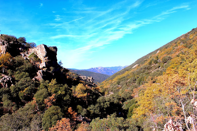 Paisaje de sierra  en el Parque Nacional de Cabañeros