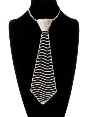 RHINESTONE NECKTIE[NECKTIE SERIES]