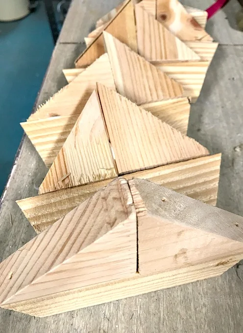 wooden scrap sailboats