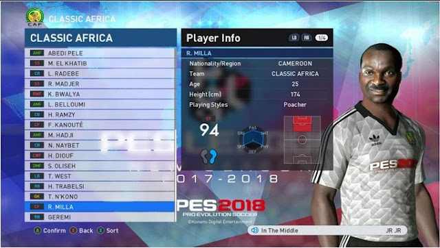 PES 2017 Classic Pack untuk PES Professionals V3.5 Dari Gamal